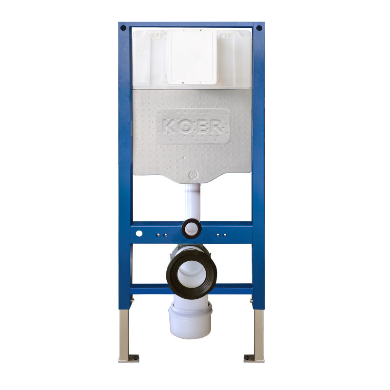 Инсталляция для подвесного унитаза Koer KT-0503-01 500x126x1150mm с панелью смыва KT-0606-01 хром (KR5347)