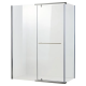 Душевая кабина без поддона Koer SR SC01-120x80x200-TR-01 прозрачное стекло Easy Clean 8мм, хром (KR5353)