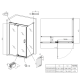 Душевая кабина без поддона Koer SR SC02-120x90x200-TR-01 прозрачное стекло Easy Clean 8мм, хром (KR5354)
