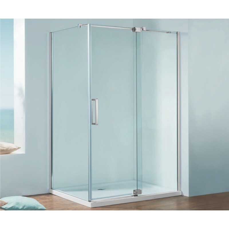 Душевая кабина без поддона Koer SR SC02-120x90x200-TR-01 прозрачное стекло Easy Clean 8мм, хром (KR5354)