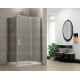 Душевая кабина без поддона Koer SR SC02-120x90x200-TR-01 прозрачное стекло Easy Clean 8мм, хром (KR5354)