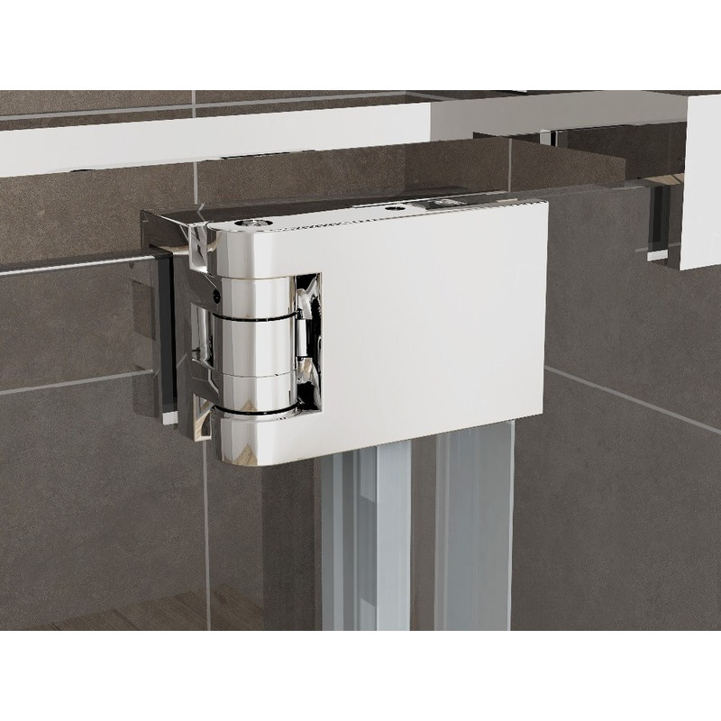 Душевая кабина без поддона Koer SR SC02-120x90x200-TR-01 прозрачное стекло Easy Clean 8мм, хром (KR5354)