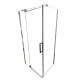 Душевая кабина без поддона Koer SR SC02-120x90x200-TR-01 прозрачное стекло Easy Clean 8мм, хром (KR5354)