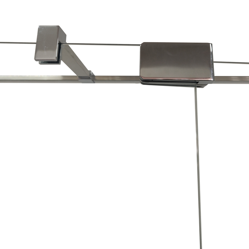 Душевая кабина без поддона Koer SR SC02-100x80x200-TR-01 прозрачное стекло Easy Clean 8мм, хром (KR5355)