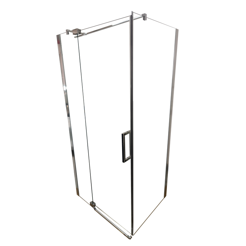 Душевая кабина без поддона Koer SR SC02-100x80x200-TR-01 прозрачное стекло Easy Clean 8мм, хром (KR5355)