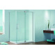 Душевая кабина без поддона Koer SR SC02-100x80x200-TR-01 прозрачное стекло Easy Clean 8мм, хром (KR5355)