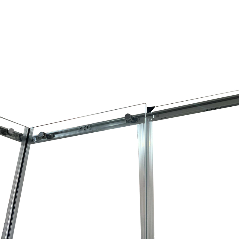 Душевая кабина без поддона Koer SR SC03-90x90x200-TR-01 прозрачное стекло Easy Clean 6мм, хром (KR5356)