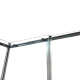 Душевая кабина без поддона Koer SR SC03-90x90x200-TR-01 прозрачное стекло Easy Clean 6мм, хром (KR5356)