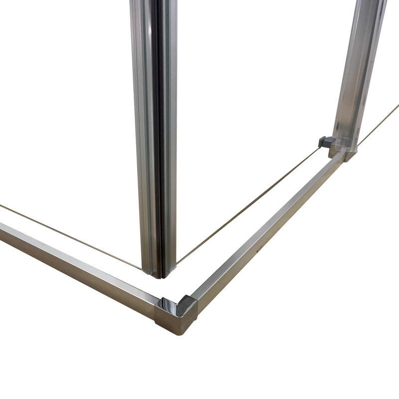 Душевая кабина без поддона Koer SR SC03-90x90x200-TR-01 прозрачное стекло Easy Clean 6мм, хром (KR5356)