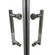 Душевая кабина без поддона Koer SR SC03-90x90x200-TR-01 прозрачное стекло Easy Clean 6мм, хром (KR5356)