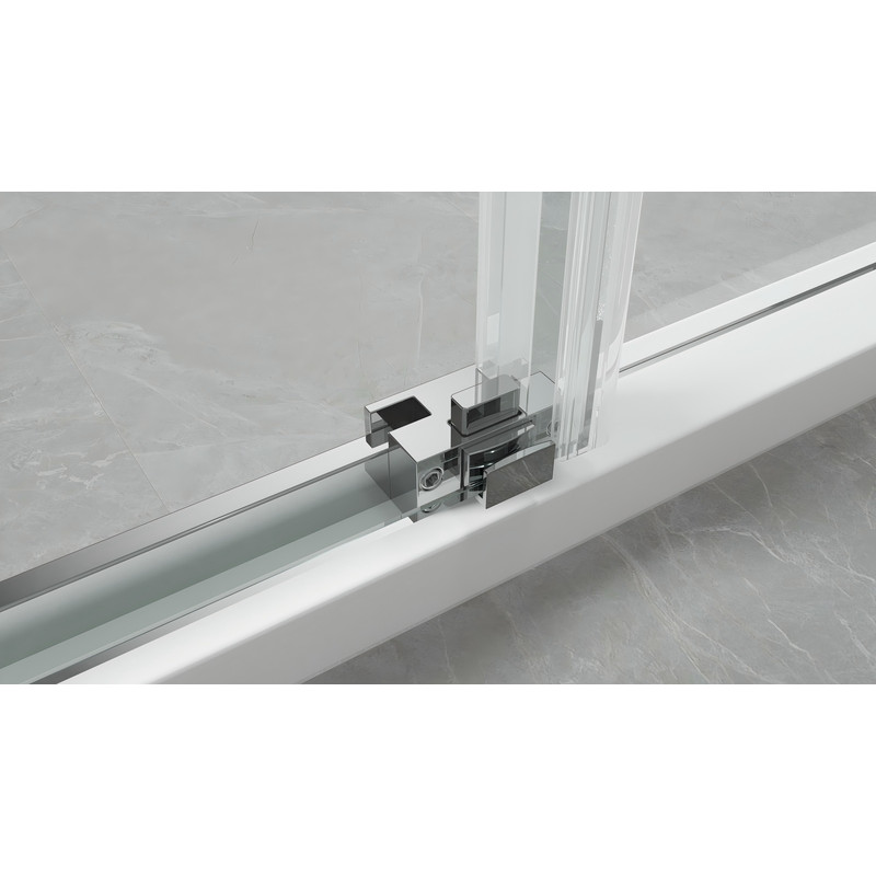 Душевая кабина без поддона Koer SR SC03-90x90x200-TR-01 прозрачное стекло Easy Clean 6мм, хром (KR5356)