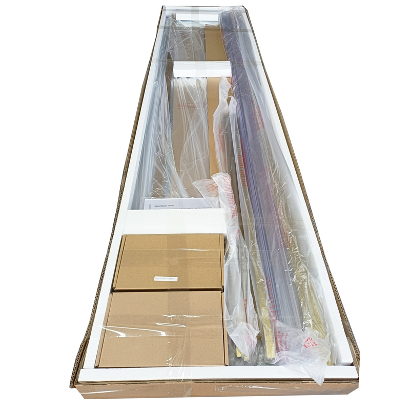 Душевая кабина без поддона Koer SR SC03-90x90x200-TR-12 прозрачное стекло Easy Clean 6мм, матовое золото (KR5358)