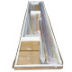 Душевая кабина без поддона Koer SR SC03-90x90x200-TR-12 прозрачное стекло Easy Clean 6мм, матовое золото (KR5358)