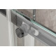 Душевая кабина без поддона Koer SR SC03-90x90x200-TR-07 прозрачное стекло Easy Clean 6мм, графит (KR5359)