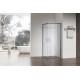 Душевая кабина без поддона Koer SR SC03-90x90x200-TR-07 прозрачное стекло Easy Clean 6мм, графит (KR5359)