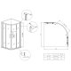 Душевая кабина без поддона Koer SR SC04-90x90x195-TR-01 прозрачное стекло Easy Clean 5мм, хром (KR5360)