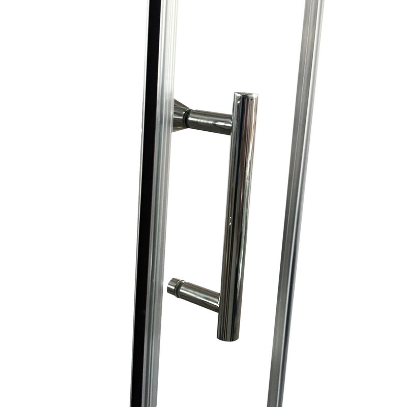 Душевая кабина без поддона Koer SR SC04-100x100x195-TR-01 прозрачное стекло Easy Clean 5мм, хром (KR5361)