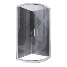 Душевая кабина без поддона Koer SR SC04-100x100x195-TR-01 прозрачное стекло Easy Clean 5мм, хром (KR5361)