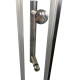 Душевая кабина без поддона Koer SR SC04-100x100x195-TR-01 прозрачное стекло Easy Clean 5мм, хром (KR5361)