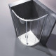 Душевая кабина без поддона Koer SR SC04-100x100x195-TR-01 прозрачное стекло Easy Clean 5мм, хром (KR5361)