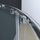 Душевая кабина без поддона Koer SR SC04-100x100x195-TR-01 прозрачное стекло Easy Clean 5мм, хром (KR5361)