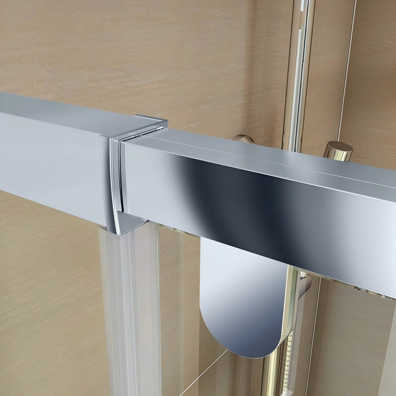Душевая кабина без поддона Koer SR SC05-90x90x195-TR-01 прозрачное стекло Easy Clean 6мм, хром (KR5363)