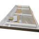 Душевая кабина без поддона Koer SR SC05-90x90x195-TR-01 прозрачное стекло Easy Clean 6мм, хром (KR5363)