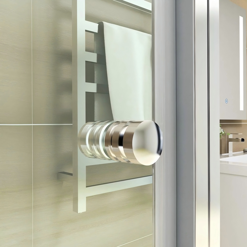 Душевая кабина без поддона Koer SR SC05-90x90x195-TR-01 прозрачное стекло Easy Clean 6мм, хром (KR5363)