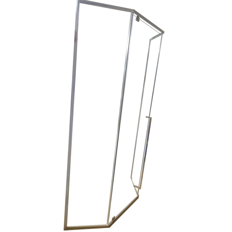 Душевая кабина без поддона Koer SR SC06-90x90x200-TR-01 прозрачное стекло Easy Clean 8мм, хром (KR5364)
