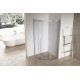 Душевая кабина без поддона Koer SR SC06-90x90x200-TR-01 прозрачное стекло Easy Clean 8мм, хром (KR5364)
