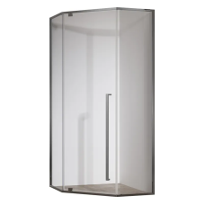 Душевая кабина без поддона Koer SR SC06-90x90x200-TR-07 прозрачное стекло Easy Clean 8мм, графит (KR5366)
