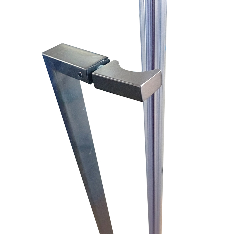 Душевая кабина без поддона Koer SR SC06-90x90x200-TR-07 прозрачное стекло Easy Clean 8мм, графит (KR5366)