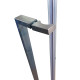 Душевая кабина без поддона Koer SR SC06-90x90x200-TR-07 прозрачное стекло Easy Clean 8мм, графит (KR5366)