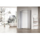 Душевая кабина без поддона Koer SR SC06-90x90x200-TR-07 прозрачное стекло Easy Clean 8мм, графит (KR5366)