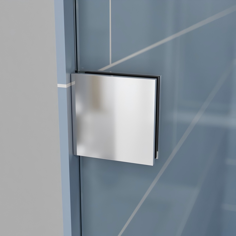 Дверь в нишу Koer SR SD06-120x220-TR-01 прозрачное стекло Easy Clean 8мм, хром (KR5367)