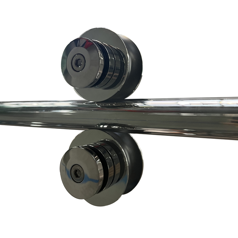 Дверь в нишу Koer SR SD06-140x220-TR-01 прозрачное стекло Easy Clean 8мм, хром (KR5368)