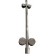 Дверь в нишу Koer SR SD06-140x220-TR-01 прозрачное стекло Easy Clean 8мм, хром (KR5368)