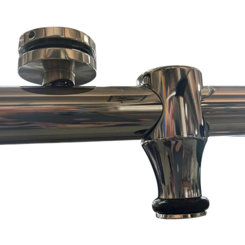 Дверь в нишу Koer SR SD06-140x220-TR-01 прозрачное стекло Easy Clean 8мм, хром (KR5368)