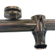 Дверь в нишу Koer SR SD06-140x220-TR-01 прозрачное стекло Easy Clean 8мм, хром (KR5368)