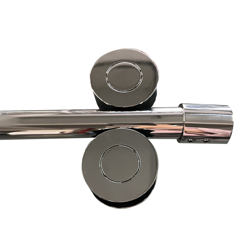 Дверь в нишу Koer SR SD06-140x220-TR-01 прозрачное стекло Easy Clean 8мм, хром (KR5368)
