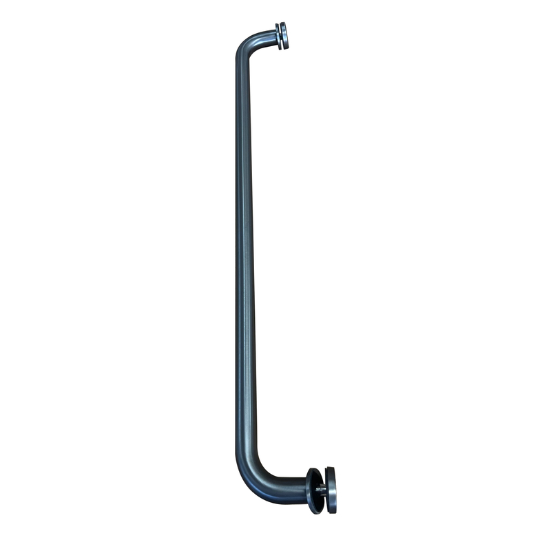 Дверь в нишу Koer SR SD06-140x220-TR-07 прозрачное стекло Easy Clean 8мм, графит (KR5369)