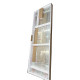 Дверь в нишу Koer SR SD06-140x220-TR-07 прозрачное стекло Easy Clean 8мм, графит (KR5369)