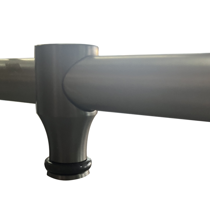 Дверь в нишу Koer SR SD06-140x220-TR-07 прозрачное стекло Easy Clean 8мм, графит (KR5369)