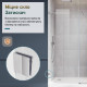 Душевая кабина без поддона Koer SR SC07-120x90x200-TR-01 прозрачное стекло Easy Clean 8мм, хром (KR5370)