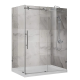 Душевая кабина без поддона Koer SR SC07-120x90x200-TR-01 прозрачное стекло Easy Clean 8мм, хром (KR5370)