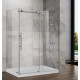 Душевая кабина без поддона Koer SR SC07-120x90x200-TR-01 прозрачное стекло Easy Clean 8мм, хром (KR5370)