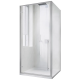 Душевая кабина без поддона Koer SR SC08-90x90x200-TR-01 прозрачное стекло Easy Clean 6мм, хром (KR5371)
