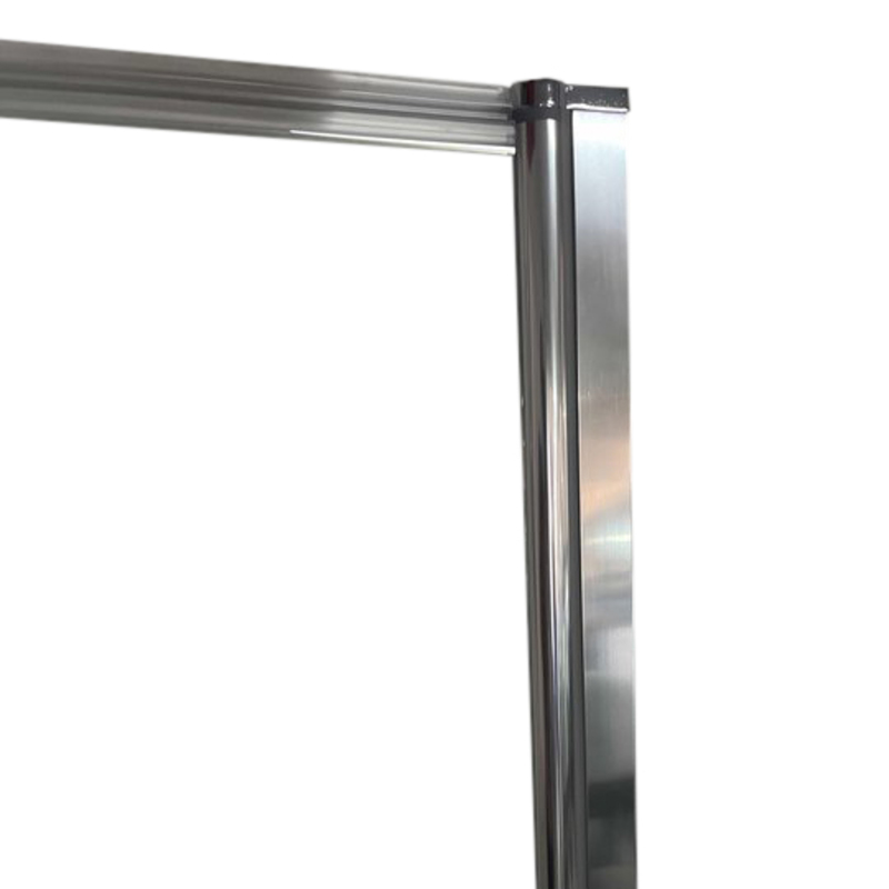 Шторки стеклянные на ванну Koer SR BS05-90x140-TR-01 прозрачное стекло Easy Clean 6мм, хром (KR5372)