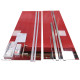 Дверь в нишу Koer SR SD01-120x200-TR-01 прозрачное стекло Easy Clean 8мм, хром (KR5376)