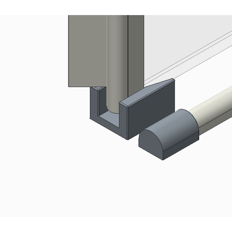 Дверь в нишу Koer SR SD01-120x200-TR-12 прозрачное стекло Easy Clean 8мм, матовое золото (KR5377)